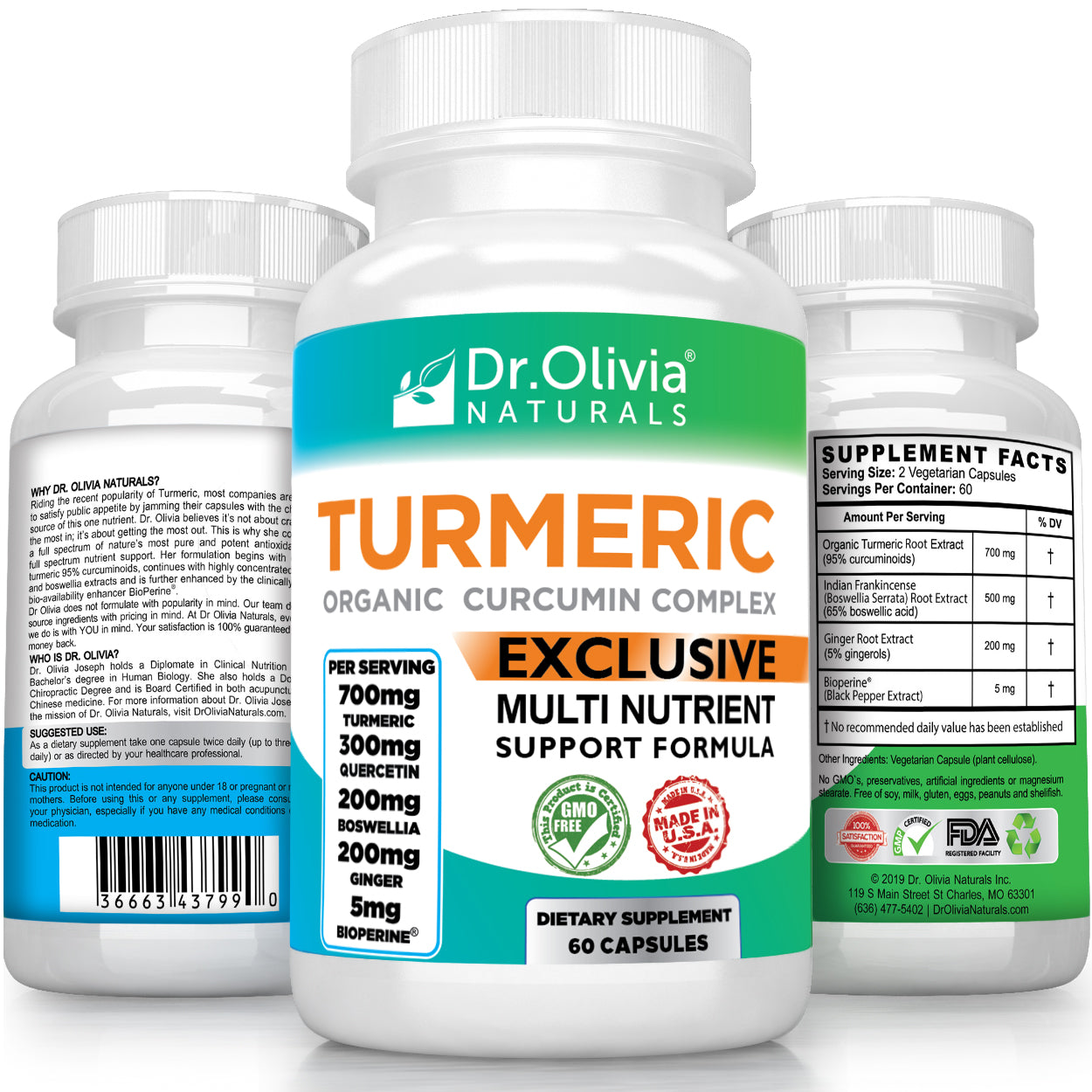 Dr. Olivia Naturals Turmeric