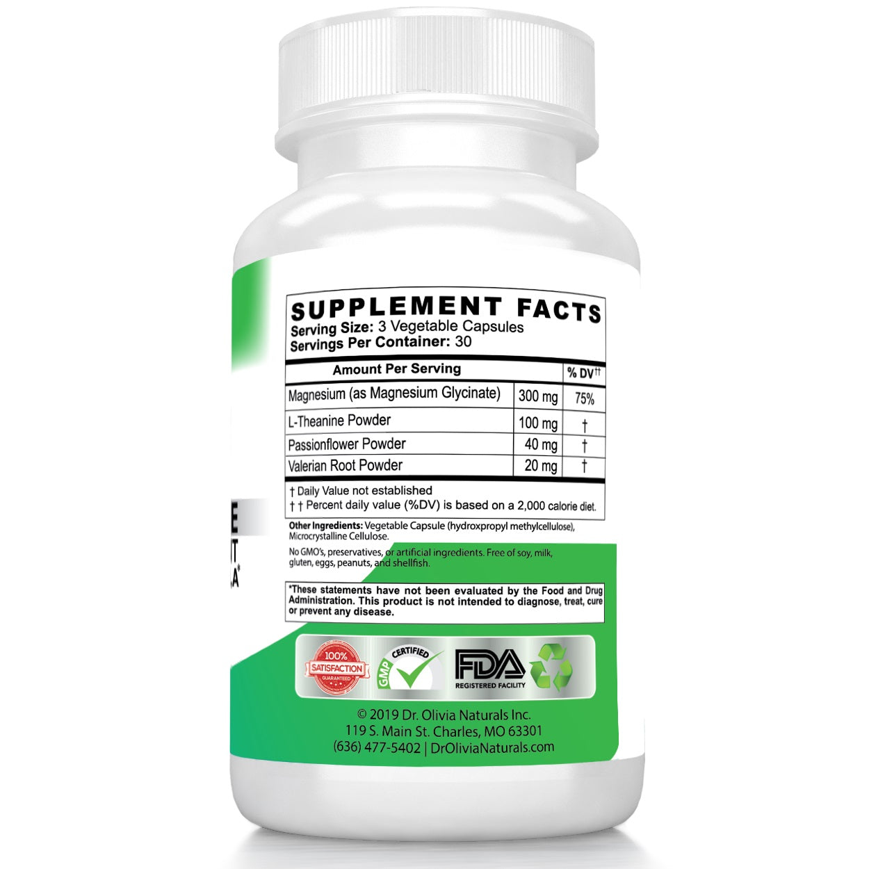 Dr. Olivia Naturals Magnesium Glycinate