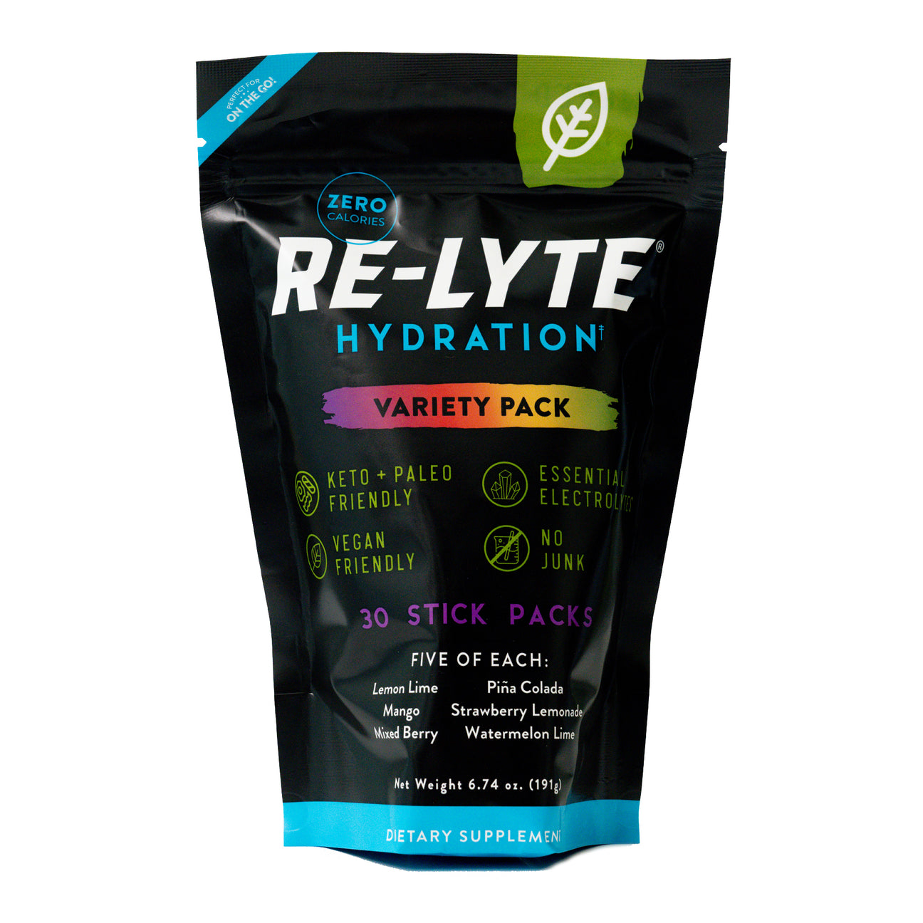 Re-Lyte HydrationDrink Mix - Variety Pack (30 sticks)