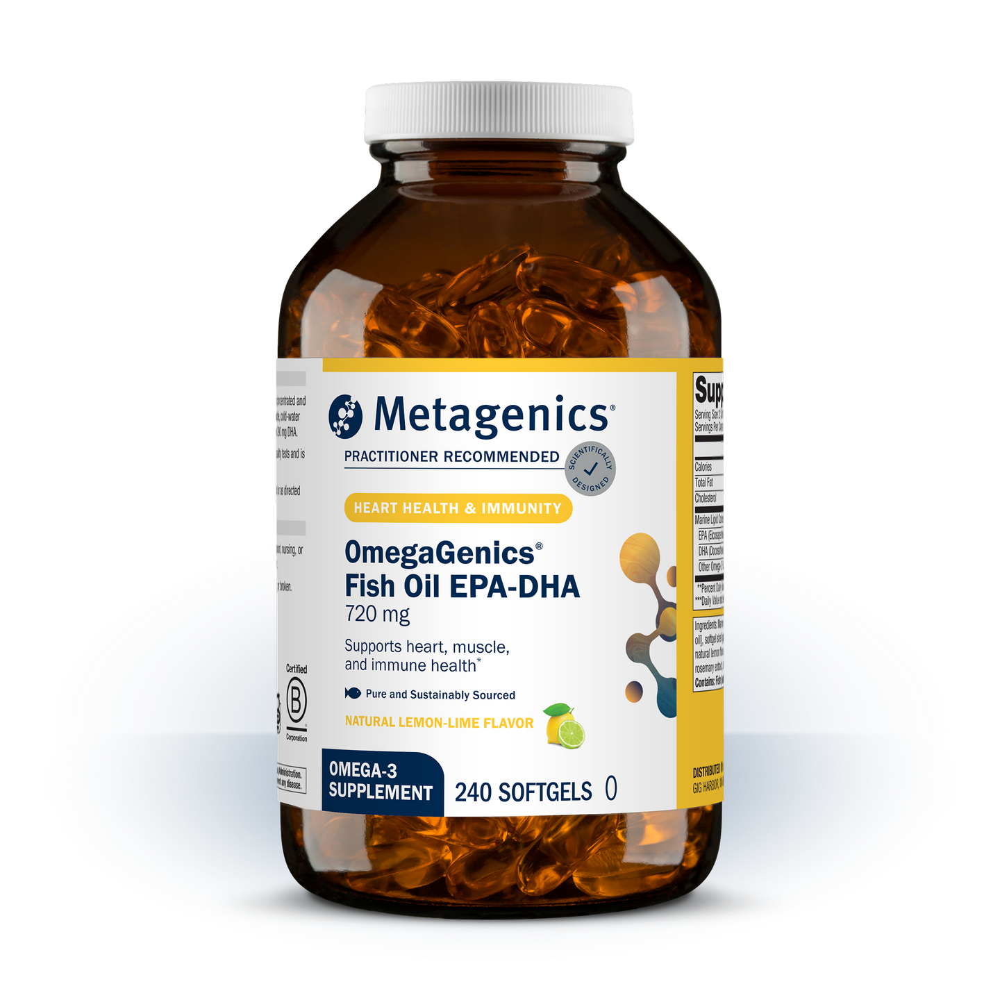 OmegaGenics Fish Oil EPA-DHA 720mg - Choose your size